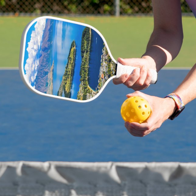 View on Queenstown from Bob's Peak, New Zealand Pickleball Paddle (Insitu)
