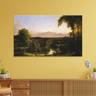 View on the Catskill—Early Autumn Canvas Print