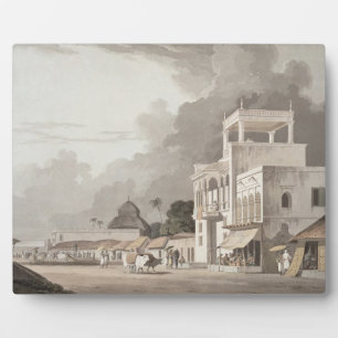 View on the Chitpore Road, Calcutta, plate II from Plaque