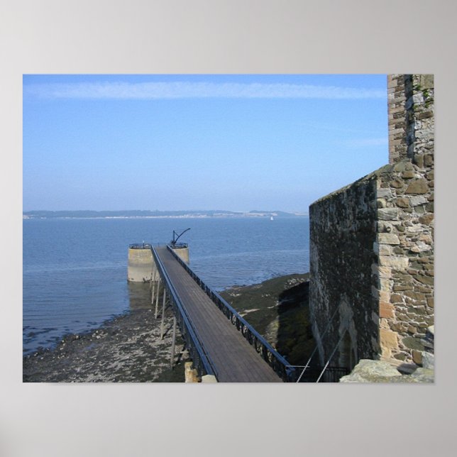 View on the Forth from Blackness Castle, Scotland Poster (Front)