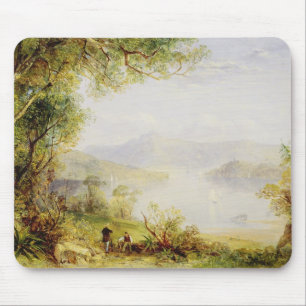 View on the Hudson River, c.1840-45 (oil on panel) Mouse Pad