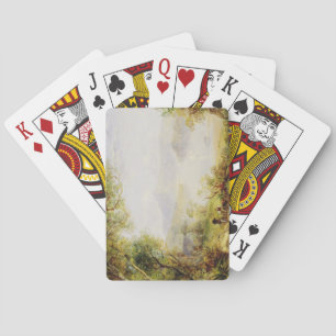 View on the Hudson River, c.1840-45 (oil on panel) Playing Cards