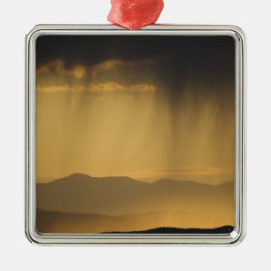 View onto successive hills along the Top of Metal Tree Decoration