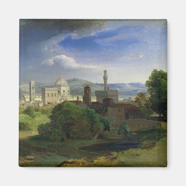 View over Florence, c.1829 Magnet (Front)