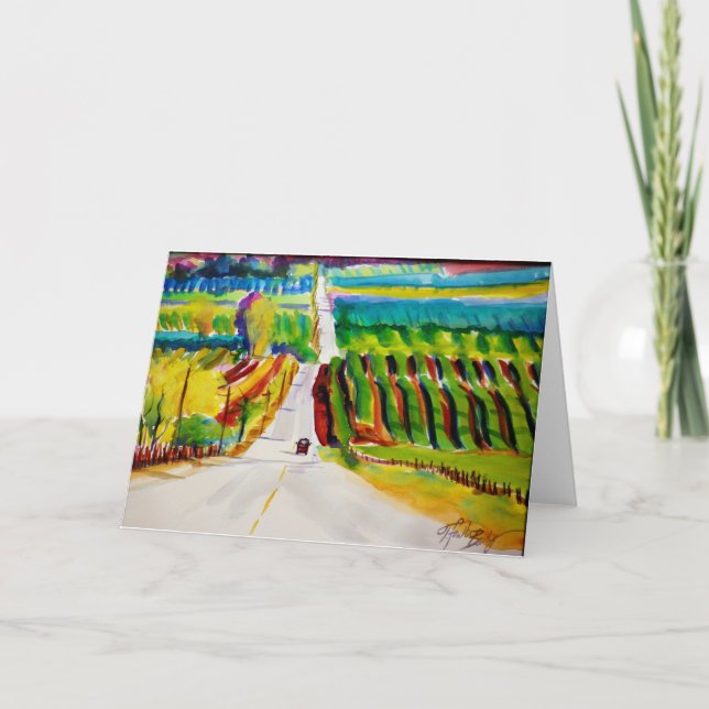 "View Over Lewis Hill" Card (Front)