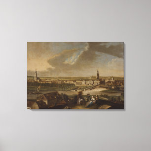 View over Potsdam from Brauhausberg, 1772 Canvas Print