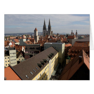 View Over Regensburg, Germany