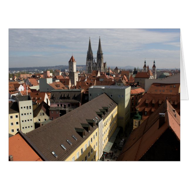View Over Regensburg, Germany (Front Horizontal)