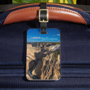 View over the Grand Canyon of the Yellowstone Luggage Tag
