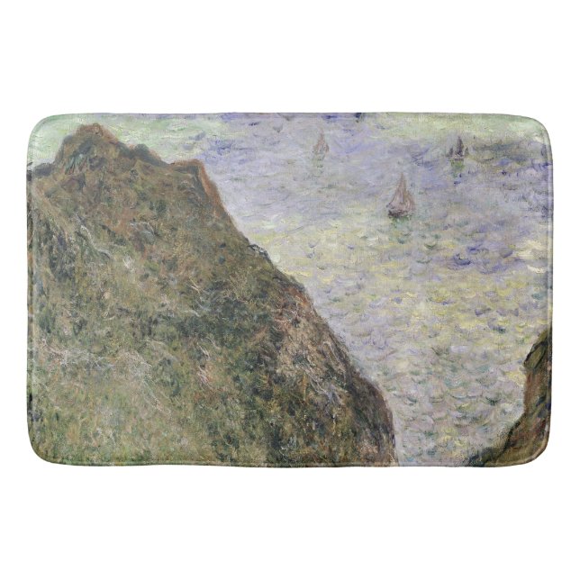 View Over the Sea by Claude Monet Bath Mat (Front)