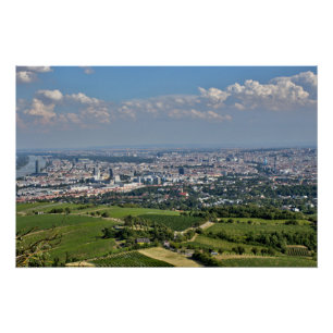 View Over Vienna From Kahlenberg Poster