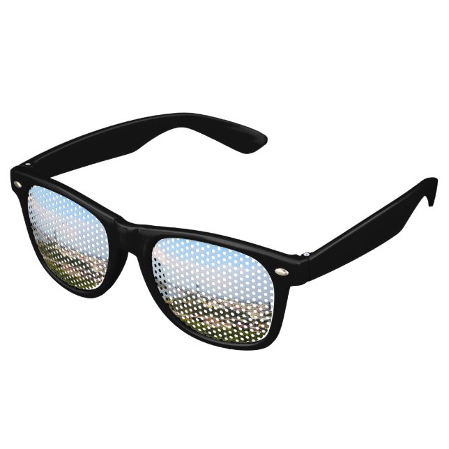 View Over Vienna Retro Sunglasses (Angled)
