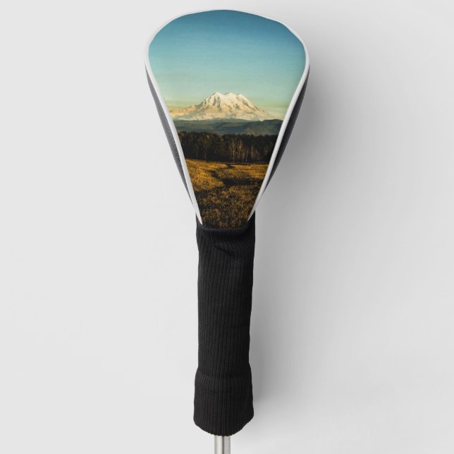 View Point Of Mount Rainier Golf Head Cover (Front)