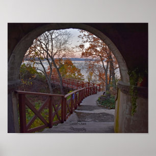 View seen from inside the Bannerman Residence Poster
