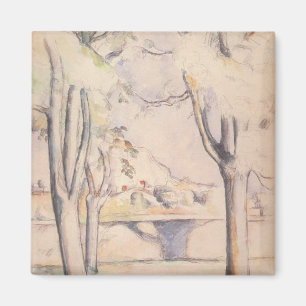 View Thru the Trees by Paul Cezanne, Vintage Art Magnet