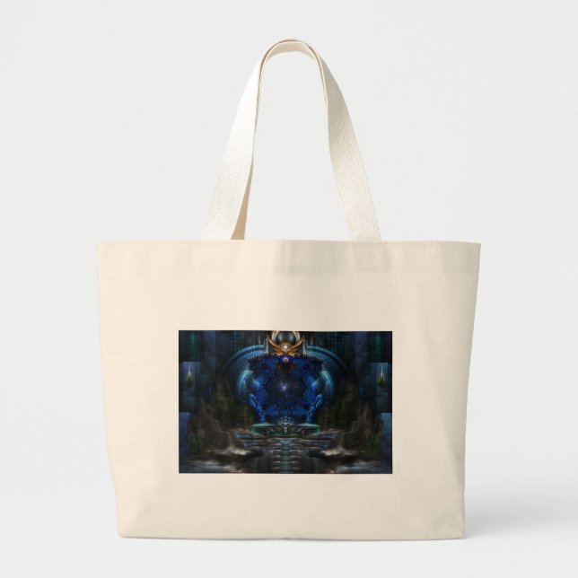 View To Eternity Large Tote Bag (Front)