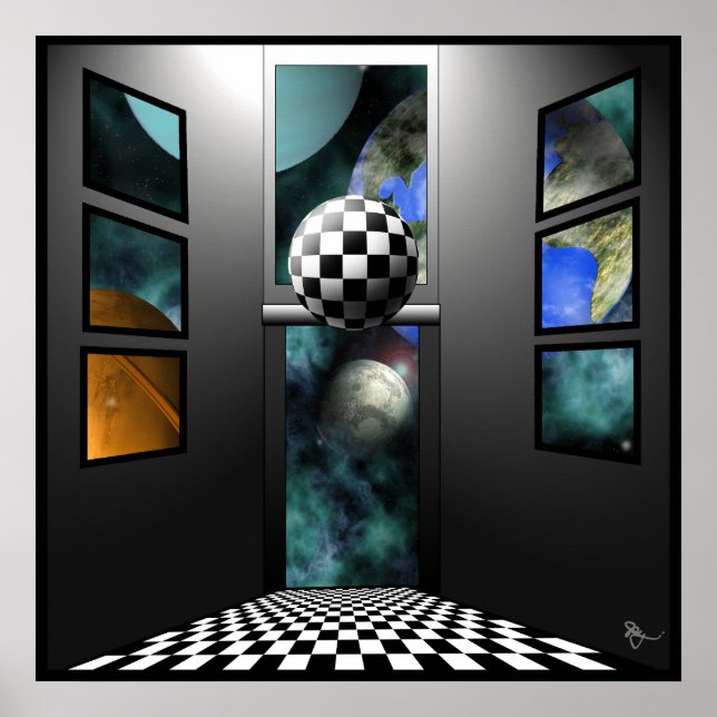 View to Surrealism Poster (Front)