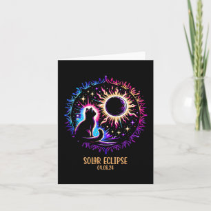 View Totality April 8 2024 Astronomy Cat Lover Sol Card