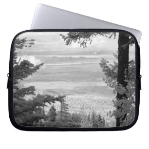 View west from crest of Sandia, Mountains, Laptop Sleeve