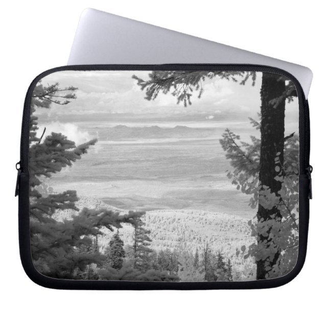 View west from crest of Sandia, Mountains, Laptop Sleeve (Front)