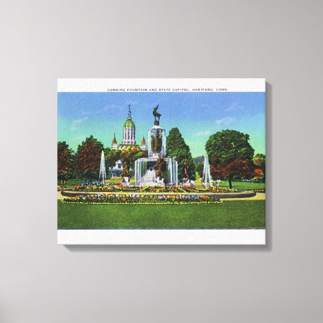 View with State Capitol Bldg in Distance Canvas Print (Front)