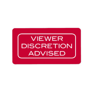 Viewer DIscretion Advised Dark Label