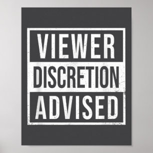 Viewer Discretion Advised Poster