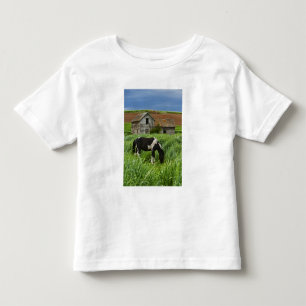 Viewing horses in a field in the Palouse 2 Toddler T-Shirt
