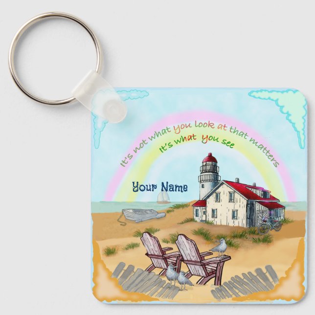Viewpoint Lighthouse Key Ring (Front)