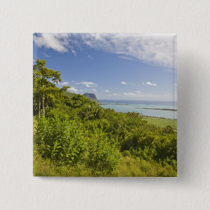 Viewpoint near Grand Riviere Noire, South 15 Cm Square Badge
