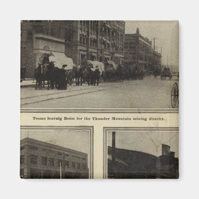 Views, Boise, Idaho Magnet (Front)