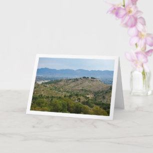 Views from Lliria, Valencia, Spain Card