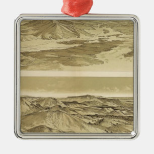 Views from Mount Trumbull and Mount Emma Metal Tree Decoration