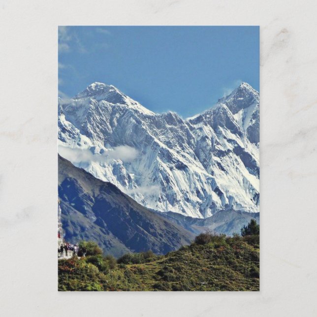 Views from Nepal on way to MOUNT EVEREST Postcard (Front)