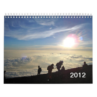 Views from Summit of Mt. Fuji, Japan Calendar