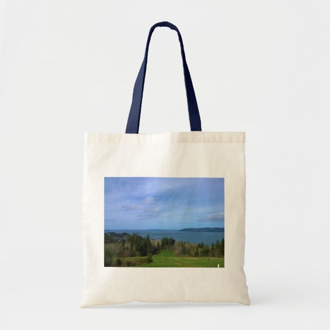 Views from the Astoria Column, Oregon Tote Bag (Front)
