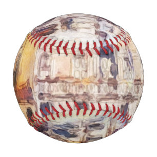 Views od Venice made in artistic watercolor Baseball