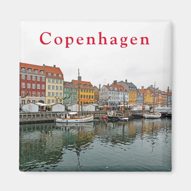 Views of Copenhagen. Nyhavn. P. 3. Magnet (Front)