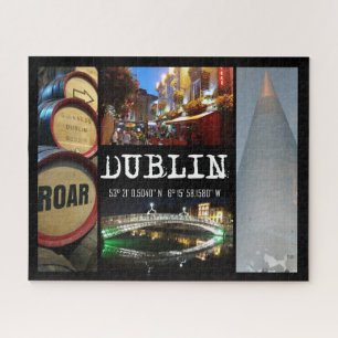 Views of Dublin, with GPS coordinates Jigsaw Puzzle
