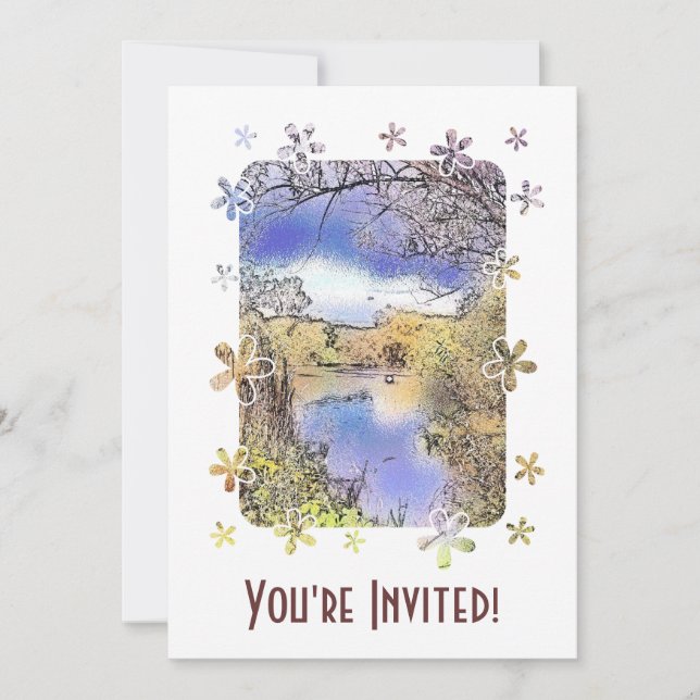 VIEWS OF ENGLAND INVITATION (Front)