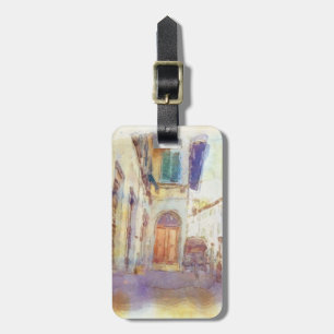 Views of Florence made in artistic watercolor Luggage Tag