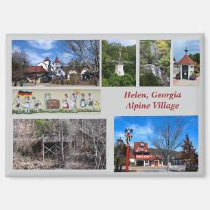 Views of Helen Georgia Alpine Village Magnet