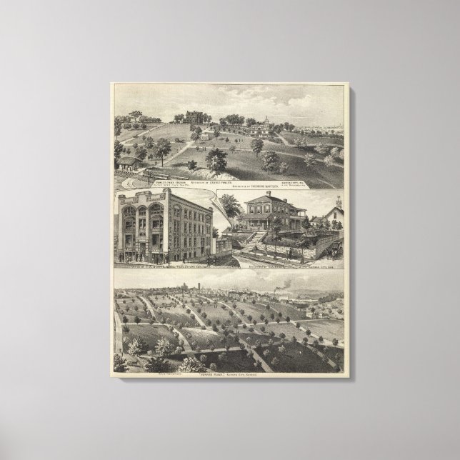 Views of Kansas City, Kansas Canvas Print (Front)
