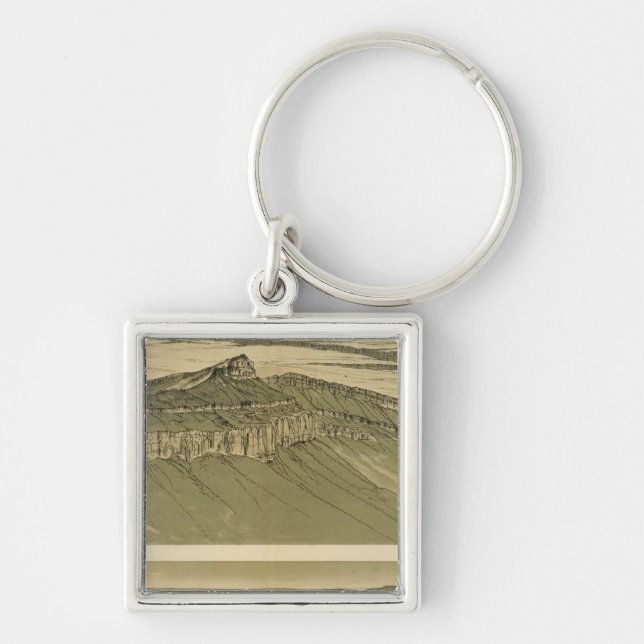 Views of the Marble Canyon Platform Key Ring (Front)