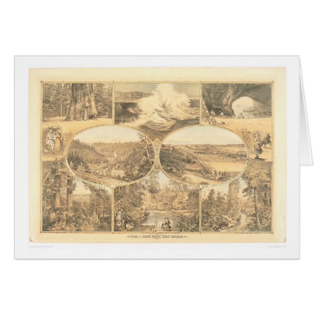 Views of the South Pacific Coast Railroad (1649A) (Front Horizontal)