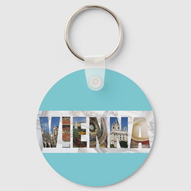 Views of Vienna Keychain (Front)