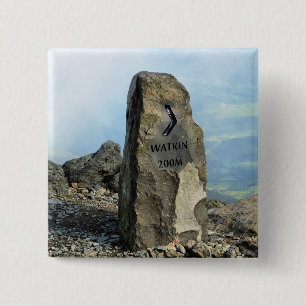 VIEWS OF WALES 15 CM SQUARE BADGE