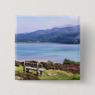 VIEWS OF WALES 15 CM SQUARE BADGE