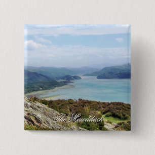 VIEWS OF WALES 15 CM SQUARE BADGE