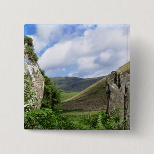 VIEWS OF WALES 15 CM SQUARE BADGE